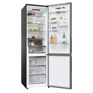 Frigorífico Combi CANDY CNCQ2T620EB Negro Capacidad de 409 Litros