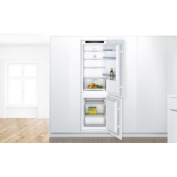 Frigorífico Integrable Combi Bosch KIV86VSE0 Blanco Capacidad de 267 Litros