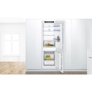 Frigorífico Integrable Combi Bosch KIV86VSE0 Blanco Capacidad de 267 Litros