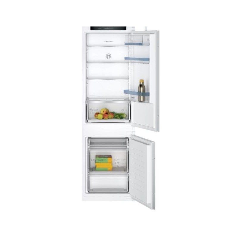 Frigorífico Integrable Combi Bosch KIV86VSE0 Blanco Capacidad de 267 Litros Frigorífico Integrable Combi Bosch KIV86VSE0 Blanco Capacidad de 267 Litros