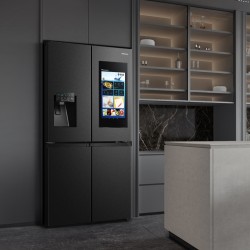 Frigorífico Americano Combi 4 Puertas Hisense RQ760N4IFE Negro Capacidad de 577 Litros