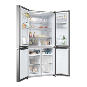 Amerikanischer Kühlschrank Combi HAIER HCR3818EWMM Inox Kapazität von 463 Liter
