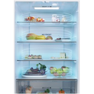 Frigorífico Americano Combi 4 Puertas HAIER HFR5719ENMG Inox Capacidad de 446 Litros