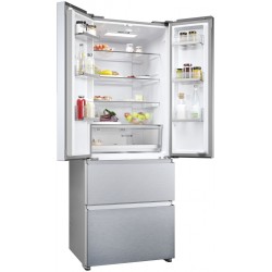 Frigorífico Americano Combi 4 Puertas HAIER HFR5719ENMG Inox Capacidad de 446 Litros