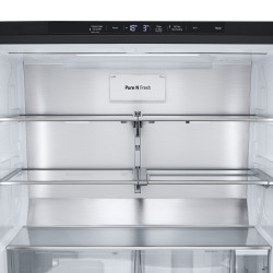 Amerikanischer Kühlschrank Combi LG GMG961EVKE Schwarz Kapazität von 463 Liter