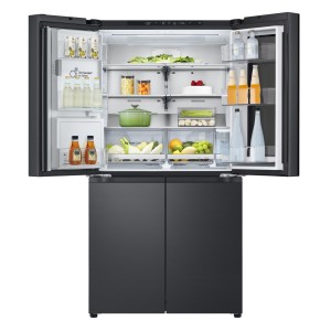 Amerikanischer Kühlschrank Combi LG GMG961EVKE Schwarz Kapazität von 463 Liter