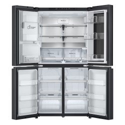 Amerikanischer Kühlschrank Combi LG GMG961EVKE Schwarz Kapazität von 463 Liter