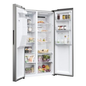 Amerikanischer Kühlschrank HAIER HSR5918DIMP Inox Kapazität von 511 Liter