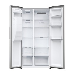 Amerikanischer Kühlschrank HAIER HSR5918DIMP Inox Kapazität von 511 Liter