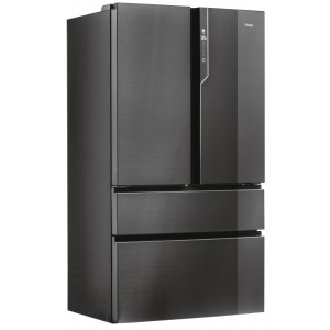 Frigorífico Americano Combi 4 Puertas HAIER HB26FSNAAA Negro Capacidad de 750 Litros