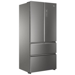 Amerikanischer Kühlschrank Combi 4 Türen HAIER HB18FGSAAA Glas Inox Kapazität von 539 Liter