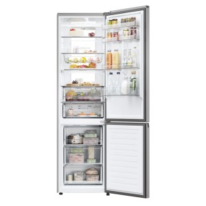 Kühlschrank Combi Haier HDPW7620ANPK Inox Kapazität von 409 Liter