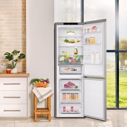 Kühlschrank Combi LG GBV3100APY Inox Kapazität von 409 Liter