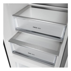 Kühlschrank Combi  Teka RBF88670 Schwarzes Glas Kapazität von 378 Liter