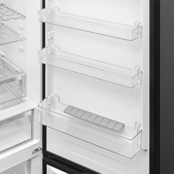 Frigorífico Combi Smeg RC20KDND Negro Capacidad de 331 Litros
