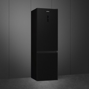 Frigorífico Combi Smeg RC20KDND Negro Capacidad de 331 Litros