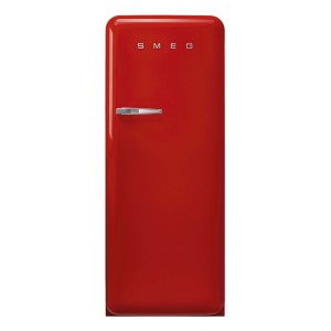 Kühlschrank Combi Smeg FAB28RRD6 Rot Kapazität von 331 Liter