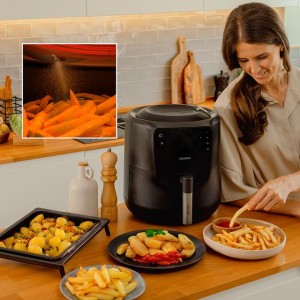 Freidora de Aire Cecotec Airfryer Cecofry Rain 5,5 Litros 1550W