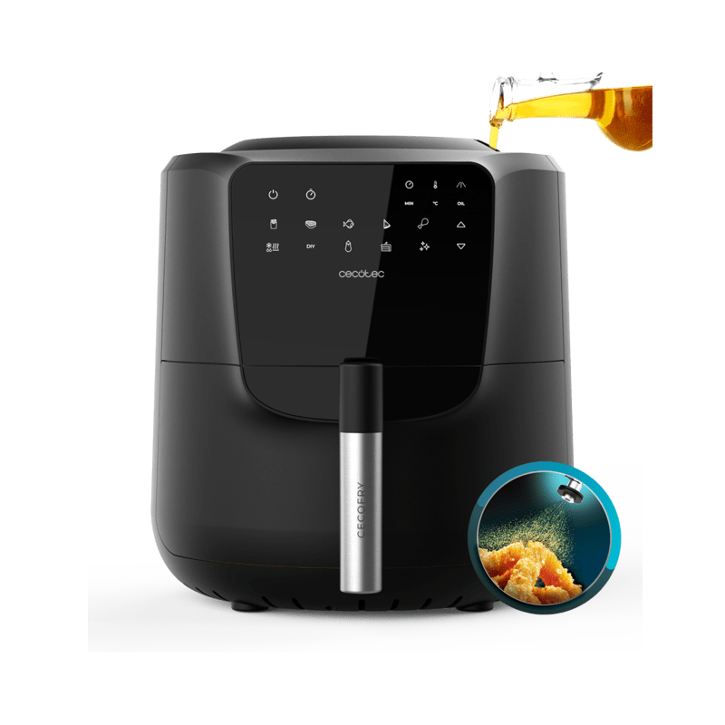Freidora de Aire Cecotec Airfryer Cecofry Rain 5,5 Litros 1550W