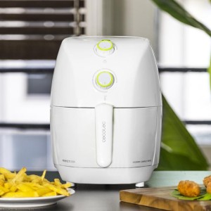 Luft Fritteuse Cecotec Airfryer Cecofry Compact Rapid Weiß 1,5 Liter 900W