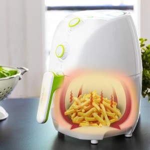 Luft Fritteuse Cecotec Airfryer Cecofry Compact Rapid Weiß 1,5 Liter 900W