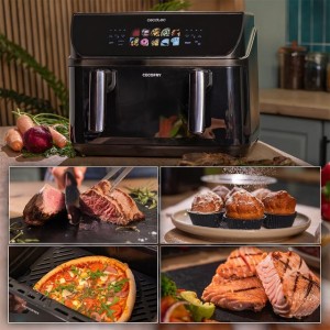 Freidora de Aire Cecotec Airfryer Cecofry&Grill Duoheat 10000 10 Litros 2800 W