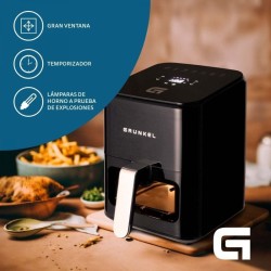 Freidora de Aire Airfryer Grunkel Black Easy Fryer 4 Litros 1200 W