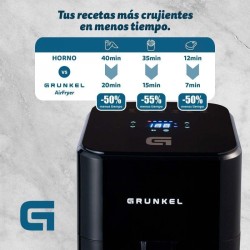 Freidora de Aire Airfryer Grunkel Black Easy Fryer 4 Litros 1200 W
