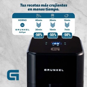 Freidora de Aire Airfryer Grunkel Black Easy Fryer 4 Litros 1200 W