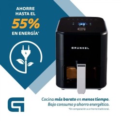 Freidora de Aire Airfryer Grunkel Black Easy Fryer 4 Litros 1200 W