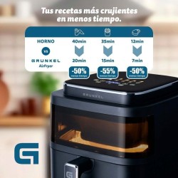 Freidora de Aire Airfryer Grunkel Black Light Fryer 6 Litros 1400 W