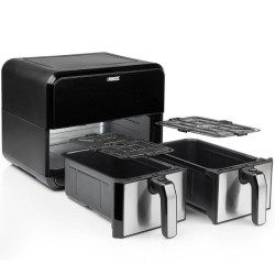 Luft Fritteuse Airfryer Princess Double Basket Airfryer 182074 8 Liter 2400 W