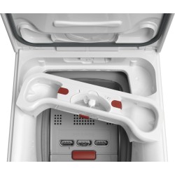 Waschmaschine der oberen Last AEG LTA7E7231E Weiß 7 kg Kapazität Inverter