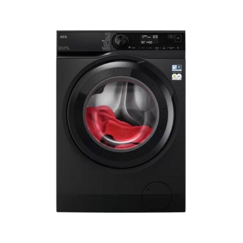 Lavadora AEG LFR7394V4B Negra 9 Kg de Capacidad Inverter 1400rpm Lavadora AEG LFR7394V4B Negra 9 Kg de Capacidad Inverter 1400rpm
