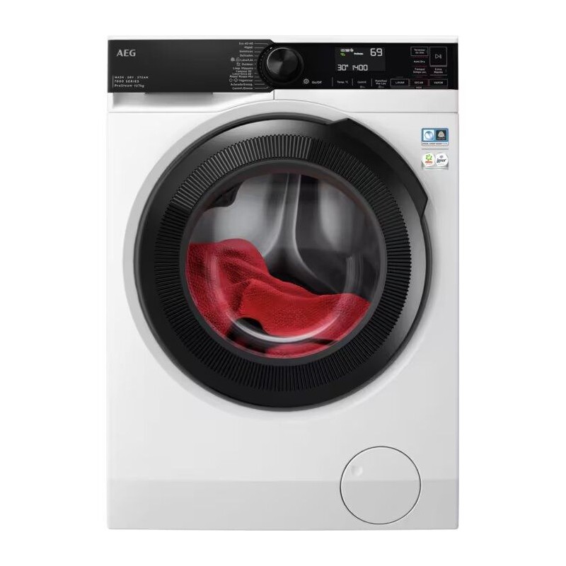 Lavadora Secadora AEG LWR7304L4B Blanca 11 Kg / 7 Kg de Capacidad 1400RPM Inverter Lavadora Secadora AEG LWR7304L4B Blanca 11 Kg / 7 Kg de Capacidad 1400RPM Inverter