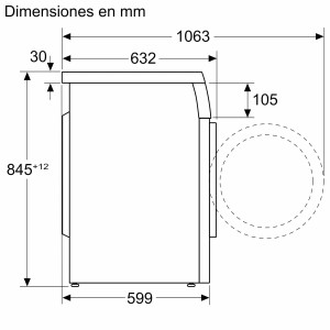 Lavadora Balay 3TS993BP Blanca 9 Kg de Capacidad 1200rpm