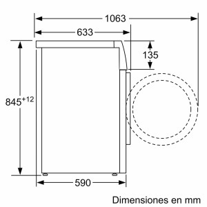 Lavadora Balay 3TS282X Acero Mate 8 Kg de Capacidad 1200rpm