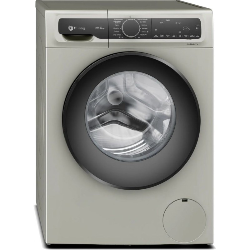 Waschmaschine Balay 3TS495XS Stahl Matt 9 kg Kapazität 1400rpm Waschmaschine Balay 3TS495XS Stahl Matt 9 kg Kapazität 1400rpm