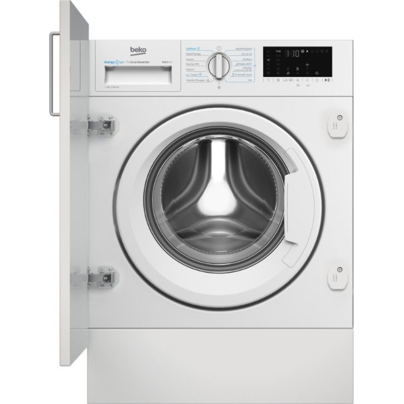 Lavadora Integrable Beko B3WBT48435WB 8 Kg de Capacidad 1400rpm
