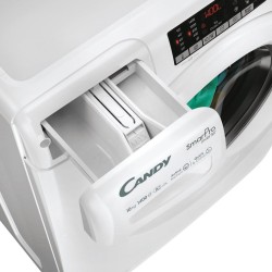 Lavadora Candy CO4104TWM1S Blanca 10 Kg de Capacidad 1400rpm