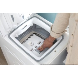 Lavadora de Carga Superior Candy TCA473D3S Blanca 7 Kg de Capacidad 1400rpm