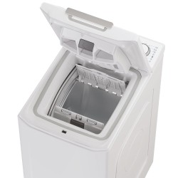 Waschmaschine der oberen Last Candy TCA286TM5S Weiß 8 Kg der Kapazität 1200rpm