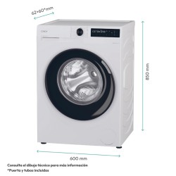 Lavadora Candy BR411BL9S Blanca 11 Kg de Capacidad 1400rpm