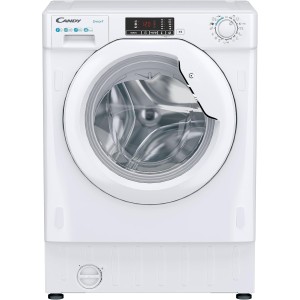 Lavadora Integrable Candy CBW48TWMES Blanca 8 Kg de Capacidad 1400rpm