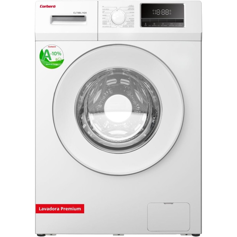 Lavadora Corbero CLT8BL1424 Blanca 8 Kg de Capacidad 1400rpm Lavadora Corbero CLT8BL1424 Blanca 8 Kg de Capacidad 1400rpm