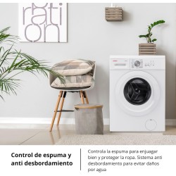 Lavadora Corbero CLAM712W Blanca 7 Kg de Capacidad 1200rpm