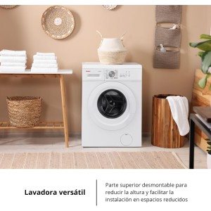 Lavadora Corbero CLAM712W Blanca 7 Kg de Capacidad 1200rpm