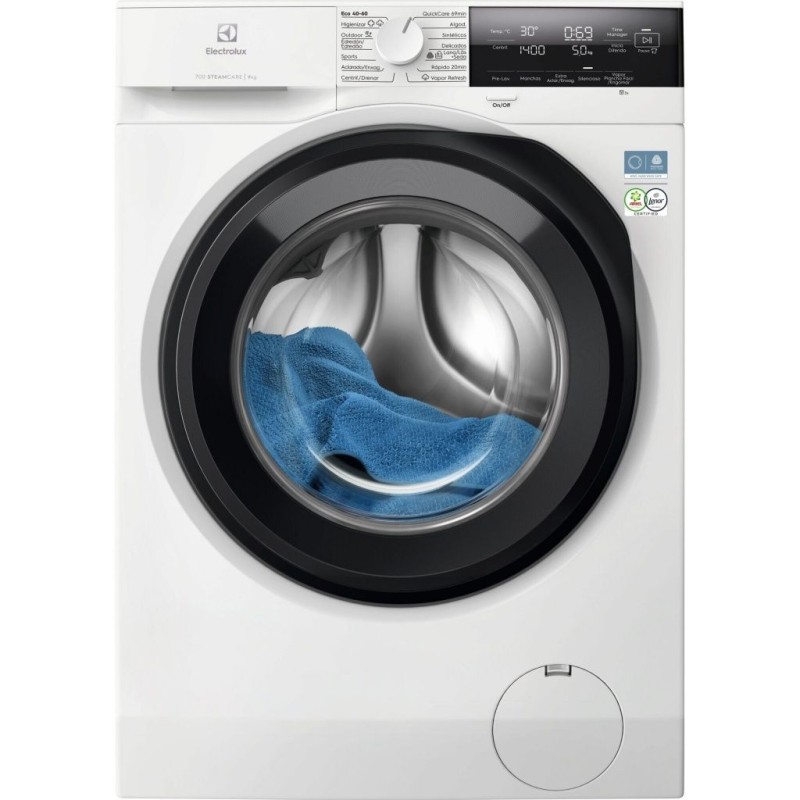 Lavadora Electrolux EFI7394N2B Blanca 9 Kg de Capacidad 1400rpm