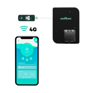 Ladegerät-Zubehör WALLBOX Dongle 4G kompatibel mit Copper SB und Commander