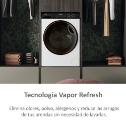 Lavadora Secadora Haier HWD100BP14939IB Blanca 10 Kg / 6 Kg de Capacidad 1400rpm